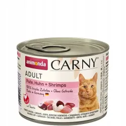 ANIMONDA Carny Adult Cat Indyk, kurczak, krewetki 200g